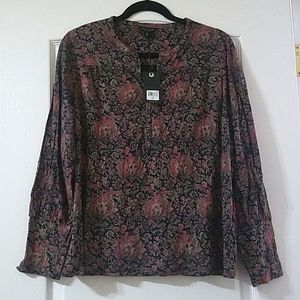 Long Sleeve Henley Top